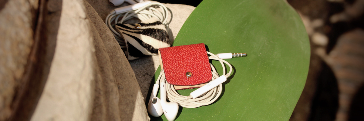 A stylish way to wrap your headphone