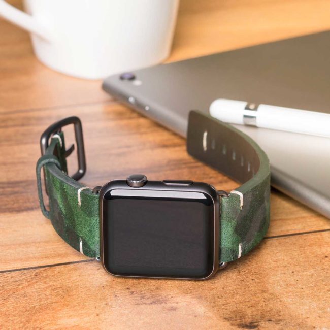 Green Guerilla Apple watch camouflage