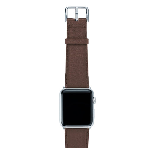 Chestnut-brown-nappa-band-on-top-with-silver-adaptors