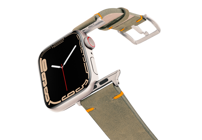 Dried_Herb_Apple_watch_leather_band_starlight_Case