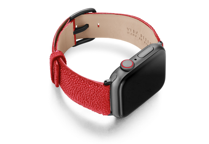 Maldives-AW-red-stingray-leather-band-with-case-on-right
