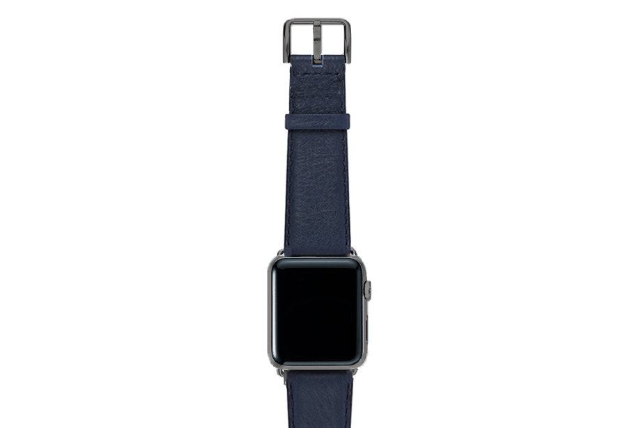 Mediterranean-blue-nappa-band-on-top-with-space-grey-adaptors