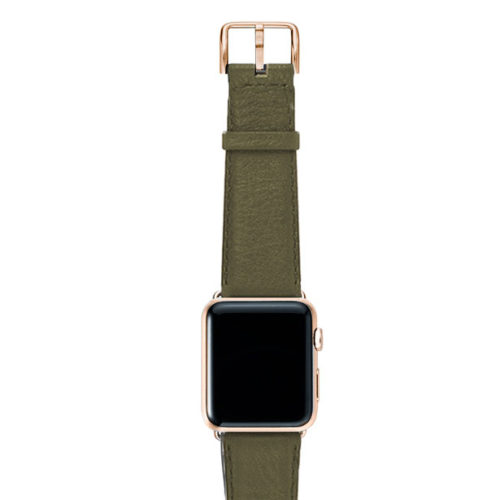 Musk-green-nappa-band-on-top-with-GOLD-SERIES3-adaptors
