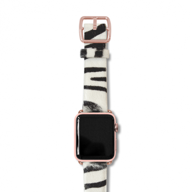 Cavallino apple watch band made in Italy rose gold