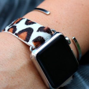 whitey-spotty-calf-hair-Apple-watch-leather-band