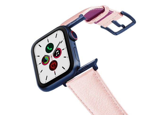 Angel Whisper nappa leather Apple watch band handmade Italy | Meridio