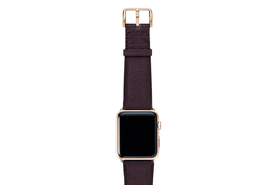 Burgundy-nappa-band-on-top-with-gold-series3-adaptors