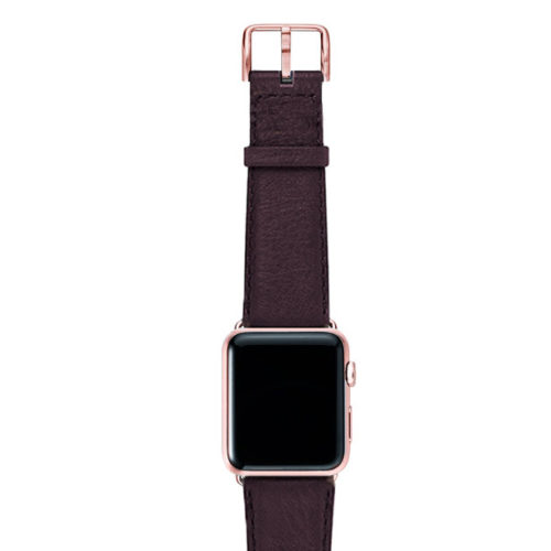 Burgundy-nappa-band-on-top-with-rose-gold-adaptors