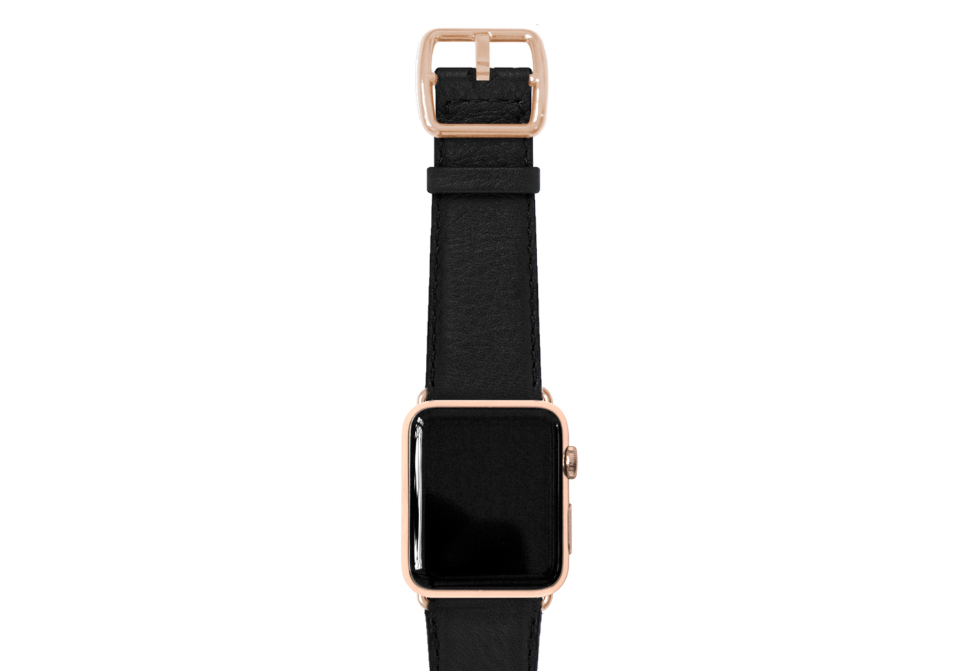 Ink nappa leather Apple watch band handmade in Italy | Meridio