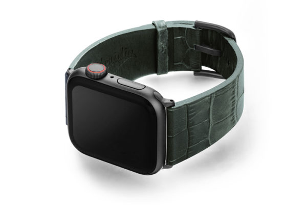 Shamrock-Apple-watch-green-genuine-leather-left-case