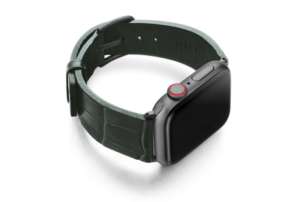 Shamrock-Apple-watch-green-genuine-leather-right-case
