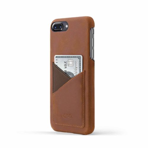 iPhone-8-plus--light-bronw-leather-case-on-side