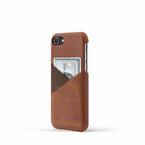 iPhone-8-light-bronw-leather-case-on-side