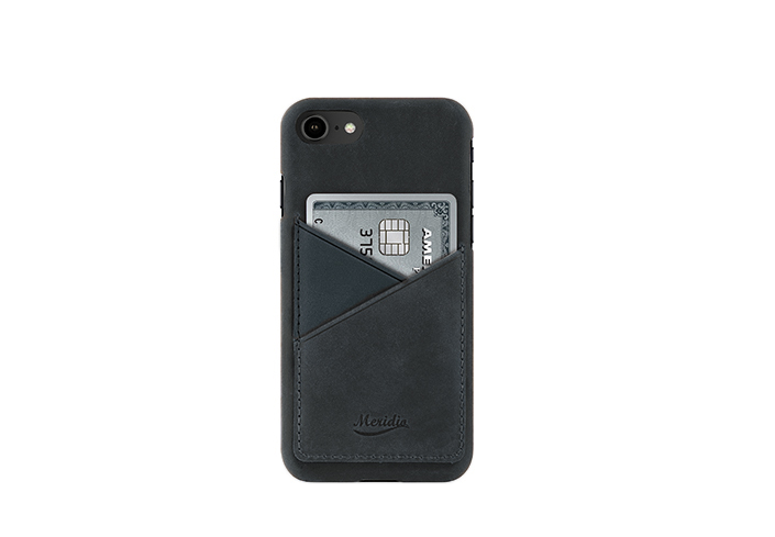 iPhone-7-8-blue-Leather-case-front-side