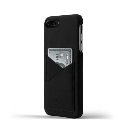 iPhone-8-plus-black-Leather-case-on-side