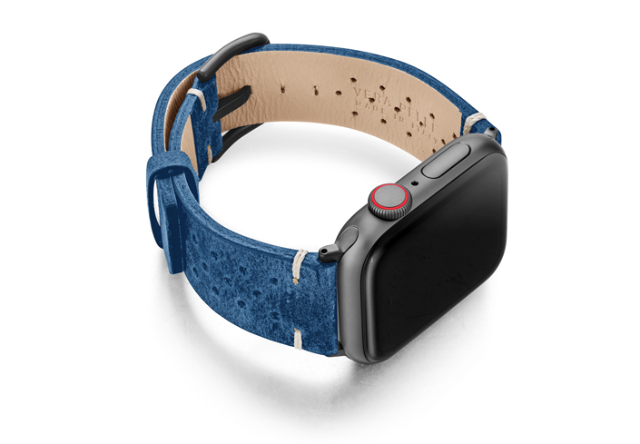 Breathe-AW-blue-AW-calf-leather-band-with-holes-and-case-on-right