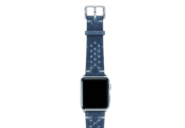 Breathe-AW-blue-AW-calf-leather-band-with-holes-and-case-silver
