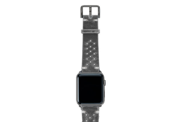 Stronger-AW-grey-calf-leather-band-with-holes-and-case-space-grey