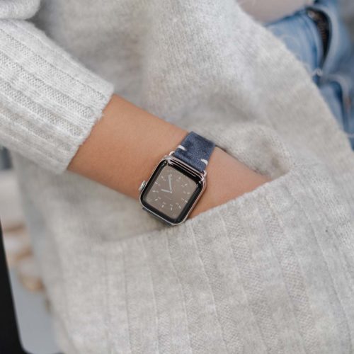 Moon-Sky-AW-blue-ancient-leather-band-for-her