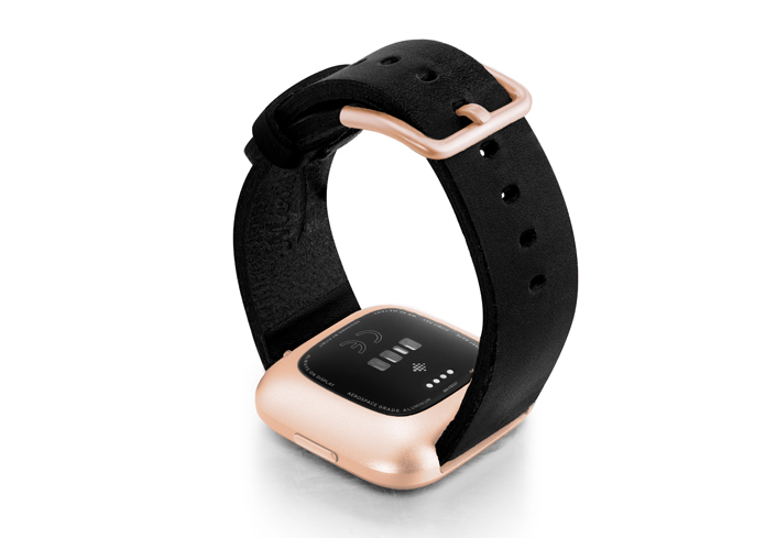 Cassel-Fitbit-black-full-grain-leather-band-with-rose-aluminium-back-case