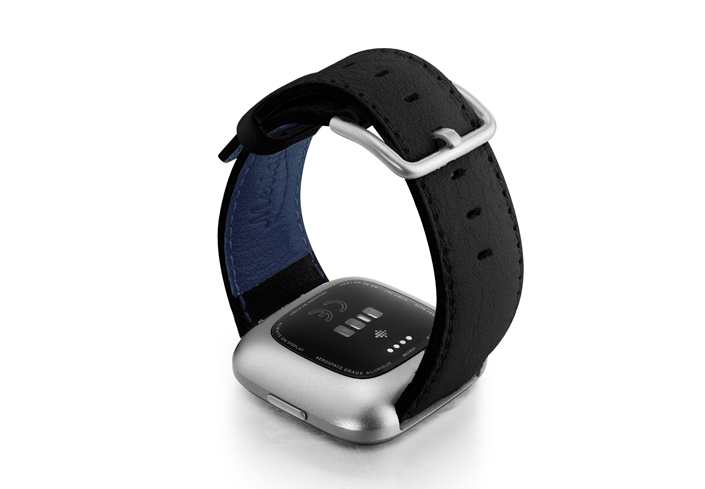 Ink-Fitbit-black-nappa-leather-band-with-back-case