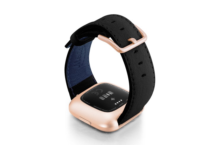 Ink-Fitbit-black-nappa-leather-band-with-rose-aluminium-case