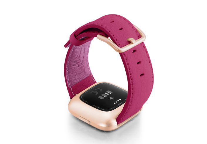 Scartets-Velvet-Fitbit-nappa-band-with-back-rose-aluminium-case