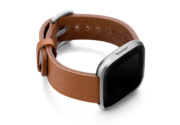 Tawny-Fitbit-brown-full-grain-leather-band-with-case-on-right