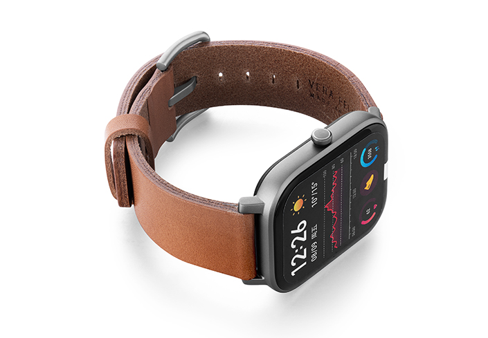 Amazfit-GTS-light-brown-full-grain-leather-band-with-case-on-RIGHT
