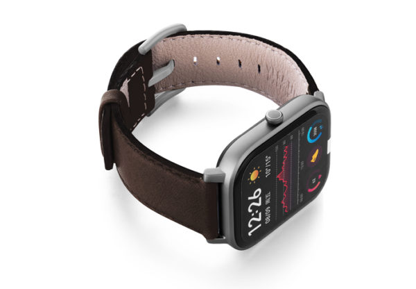 Amazfit-GTS-slate-brown-nappa-leather-band-with-display-on-right