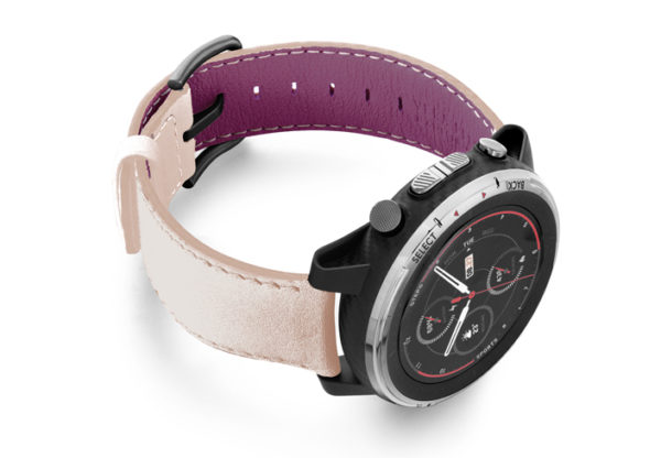 Amazfit-Stratos-angel-whisper-nappa-leather-band-with-displey-on-right