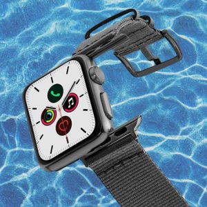 Apple-watch-grey-tide-band-recicled-ocean-plastic-40mm-flying