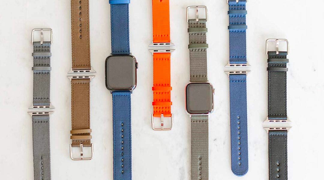 Tide collections Ocean recycled plastic Apple watch bands