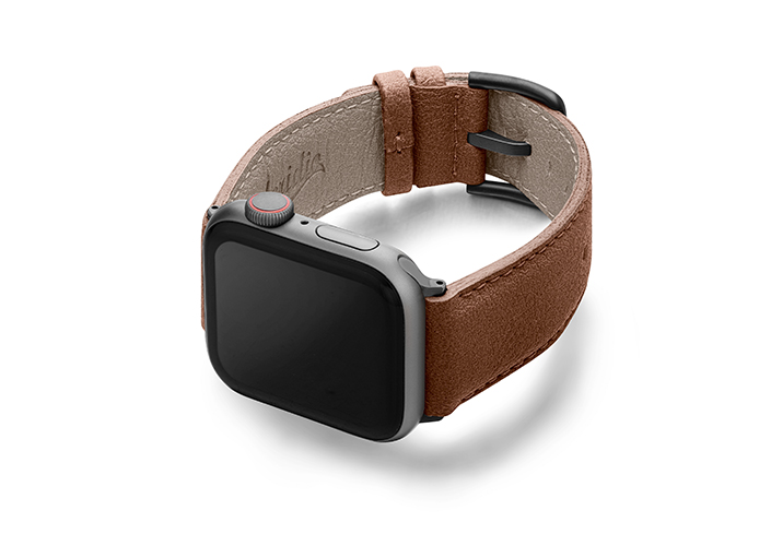 Anurka-Apple-watch-vegan-leather-band-left-view