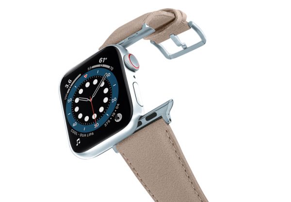Bisque-Apple-watch-vegan-leather-band-flying-view_alluminium_silver_case