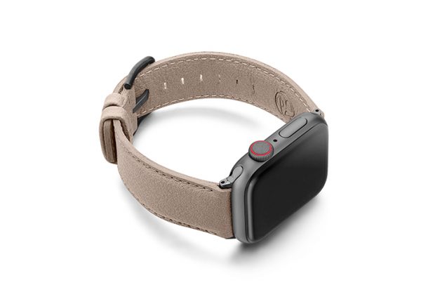 Bisque-Apple-watch-vegan-leather-band-right-view