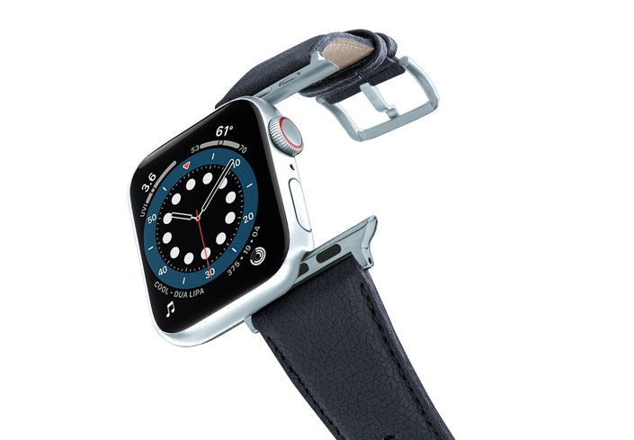 Blue_cider-Apple-watch-vegan-leather-band-flying-view_alluminium_silver_case