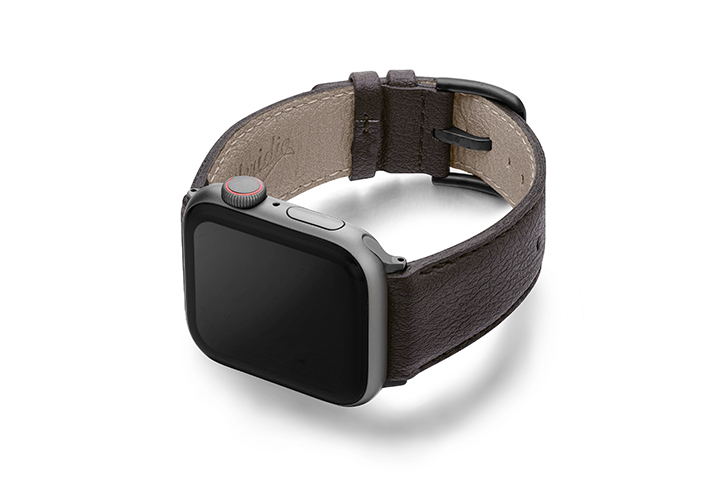 Pumila-Apple-watch-vegan-leather-band-left-view