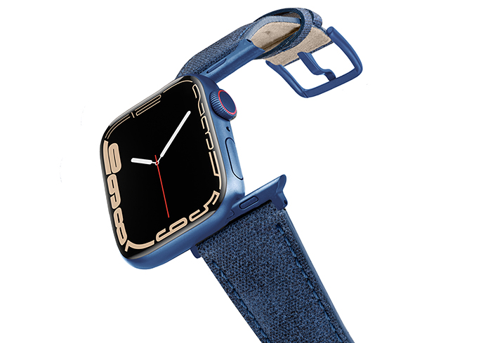 Recycled_Cotton_Alluminium_Blue_Recycled_Blue_apple_Watch_band